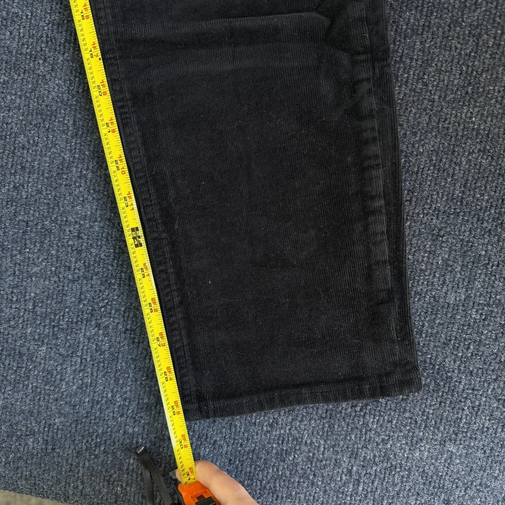 Banana Republic Pants Mens 31x32 Black‎ Corduroy Straight Leg Stretch Casual